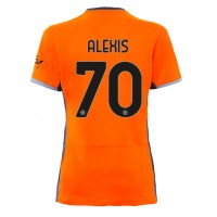 Inter Milan Alexis Sanchez #70 Replica Third Shirt Ladies 2023-24 Short Sleeve